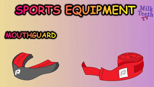List of Sports Equipment / Sports vocabulary / Items of Sports and Games / Names of Sports Goods смотреть онлайн