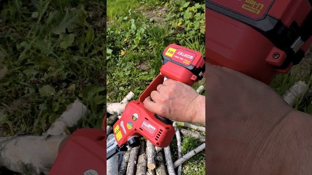 #мини пила на аккумуляторе #цепная мини пила wortex CEC #2518 смотреть онлайн