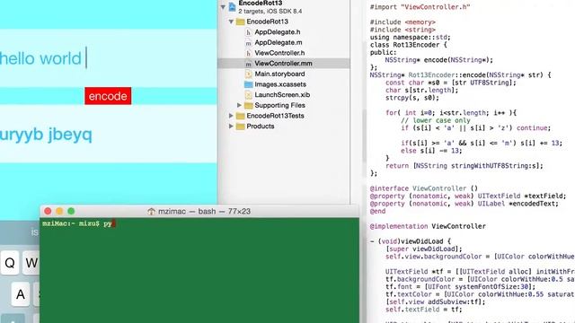 Today's iOS sample no.951 encode rot13 смотреть онлайн