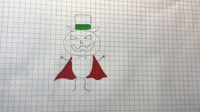 Как нарисовать тыкву смотреть онлайн
