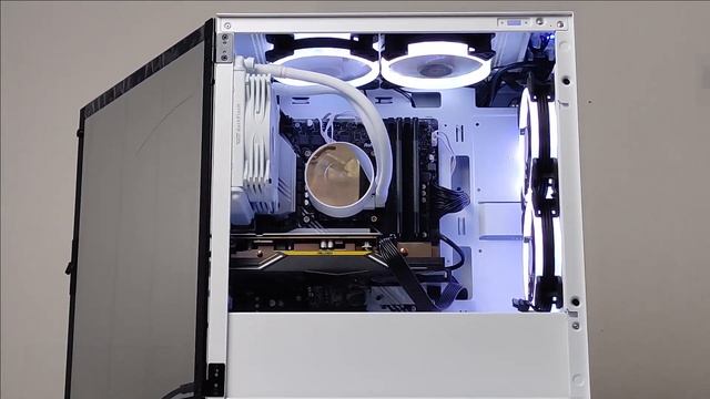 #11 Rakitan PC White Flash Intel Core I5 9400 With Radeon RX phantom - Komputer putih смотреть онлайн