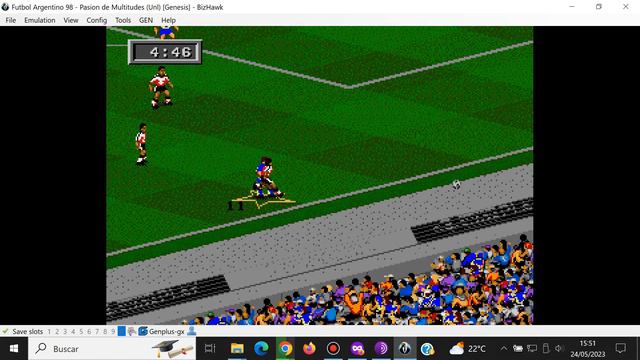 Futbol Argentino 98 Pasion De Multitudes (FIFA 95 Hack) - Sega Genesis Mega Drive - BizHawk 2.9.1