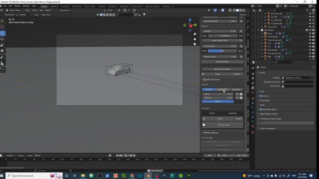Blender Tutorial - Car Rigging and Animation using RBC Addon смотреть онлайн