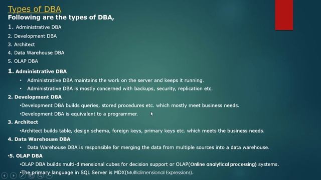 Introduction to SQL Server DBA - MS SQL Server DBA Complete Course in Telugu - Lesson 1 смотреть онлайн