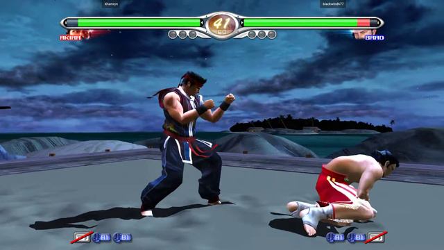 Virtua Fighter 4 Final Tuned - khamryn (Akira) vs blackwind677 (Brad) ROLLBACK NETCODE смотреть онлайн