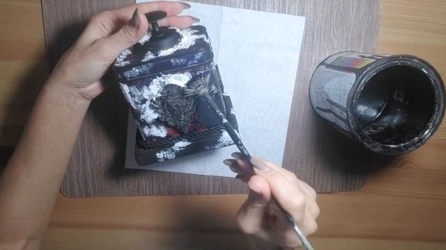 Баночка для кофе из хлама. DIY. DIY decorative jar. смотреть онлайн