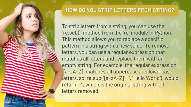 How do you strip letters from string? смотреть онлайн
