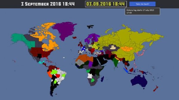 Rival Regions - World - History - Timelapse [UPDATED]