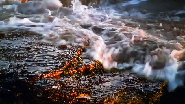 Просто нереально красивейший закат! Каспийское море! смотреть онлайн