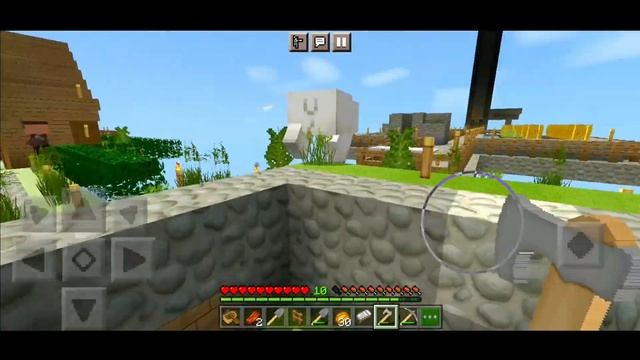 I CURE ZOMBIE VILLAGERS TO VILLAGERS III Minecraft Oneblock смотреть онлайн