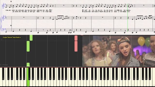 Open Kids - Не танцуй! (Ноты для фортепиано) (piano tutorial) смотреть онлайн