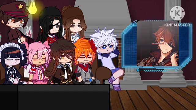 Fandoms React To Zhongli And Tartaglia (+Extras) // Gacha Club