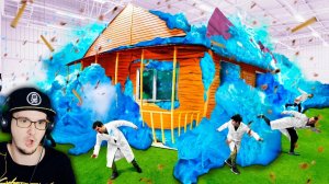 100 000 ЛИТРОВ СЛОНОВЬЕЙ ЗУБНОЙ ПАСТЫ УНИЧТОЖИЛИ ДОМ! ► МАМИКС ( It's Mamix ) | Реакция