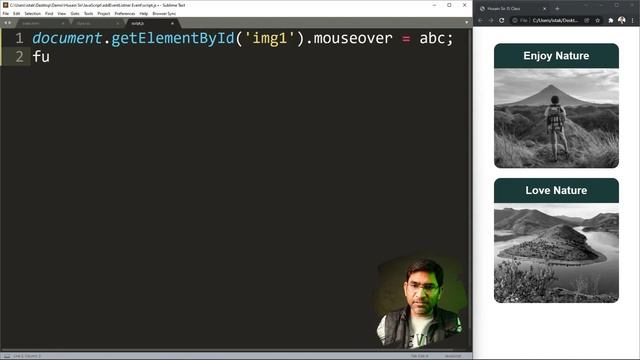 addEventListener Method Tutorial in JavaScript in हिंदी /اردو - Class - 30 смотреть онлайн