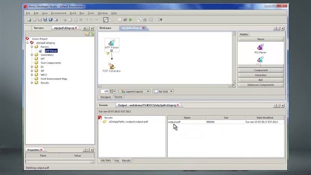 Demo - Developer Studio - Part 1: Automating AFP to PDF Transformation смотреть онлайн