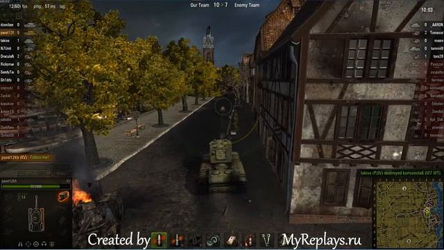 WOT: Fisherman's Bay - KV - 9 frags - Top Gun, Boelter's Medal смотреть онлайн