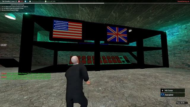 GMod DarkRP Garnet Gaming - Base with US and UK Flags смотреть онлайн