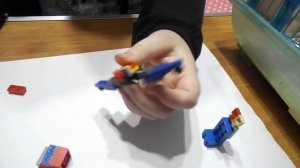 Делаем мини Оптимуса Прайма из Лего /We make a mini Optimus Prime from the constructor Lego.