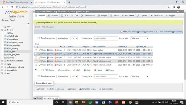 Aplikasi Open Source|| Pembuatan Laporan pada Data Member смотреть онлайн