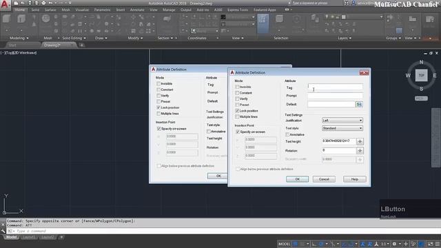 AutoCAD How To Add Attribute To Block смотреть онлайн