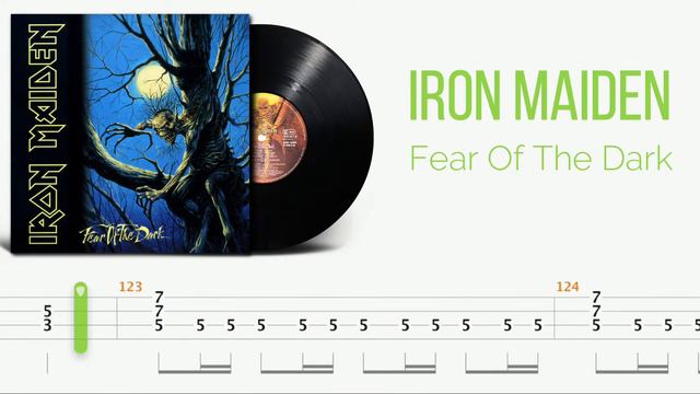 How To Play Iron Maiden - Fear Of The Dark [Bass Tabs Tutorial] - [Interactive Tabs On Screen] смотреть онлайн