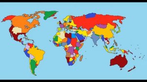 Карта мира 2019-2100 годов