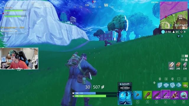 New Skin Sky Stalker!! - Fortnite Battle Royale Gameplay - Ninja & Hysteria смотреть онлайн