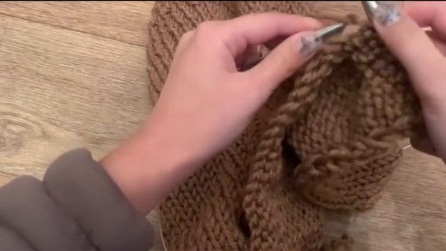 оверсайз ЖИЛЕТКА спицами мастер-класс смотреть онлайн