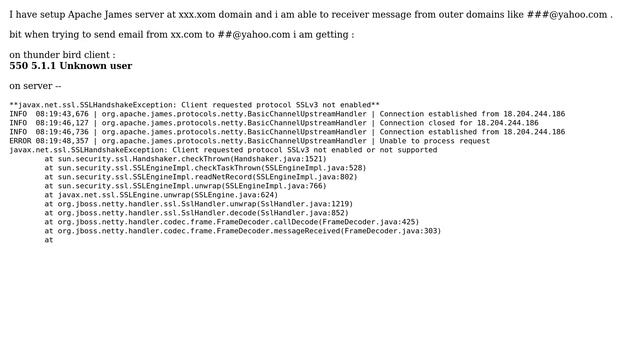 DevOps & SysAdmins: Unable to send email via apache james smtp server смотреть онлайн