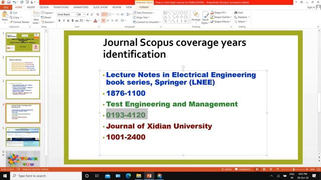 How to Find Right Journal for Publication and How to find coverage of journals (Tamil) смотреть онлайн