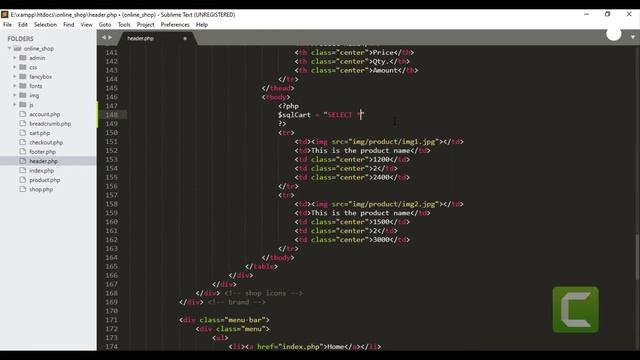 Show Cart Count and Items in Icon [Frontend] || Create an Ecommerce Website using PHP MYSQL and AJA смотреть онлайн