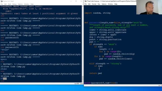 Random Password Generator - Python Basics with Sam смотреть онлайн