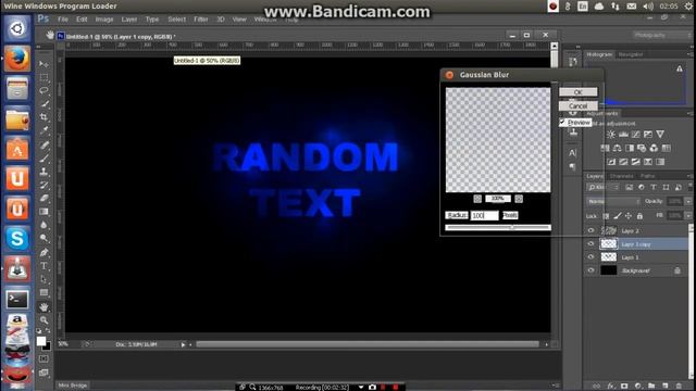 How to make a simple glowing logo in linux photoshop смотреть онлайн
