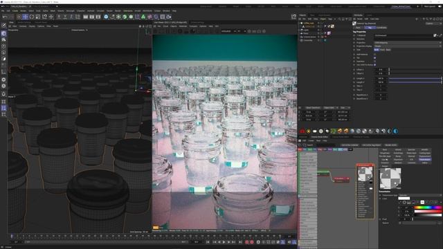 Cinema 4D Tutorial - Octane Random Color Node смотреть онлайн