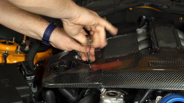 2018-2023 Mustang Install | Trufiber Carbon Fiber Engine Cover