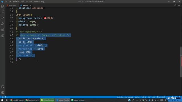 [Arabic] HTML, CSS Tutorials - Centering Elements Horizontally And Vertically смотреть онлайн