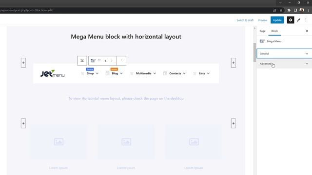 JetMenu for WordPress Block Editor (Gutenberg): 2.2.0 Version Overview смотреть онлайн