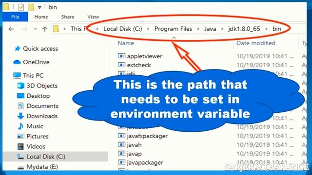 Set java path in windows for error : javac is not recognized as an internal or external command. смотреть онлайн