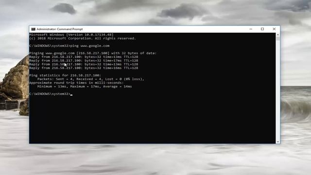 How To Check Ping In Windows 10/8/7 Command Prompt смотреть онлайн
