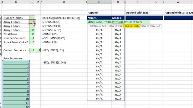 INDEX, LET & LAMBDA functions to Append Tables with Excel Formula. Advanced Array Formula. EMT 1712 смотреть онлайн