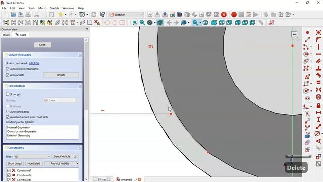 FreeCAD Beginners tutorial: practical exercise 65 смотреть онлайн