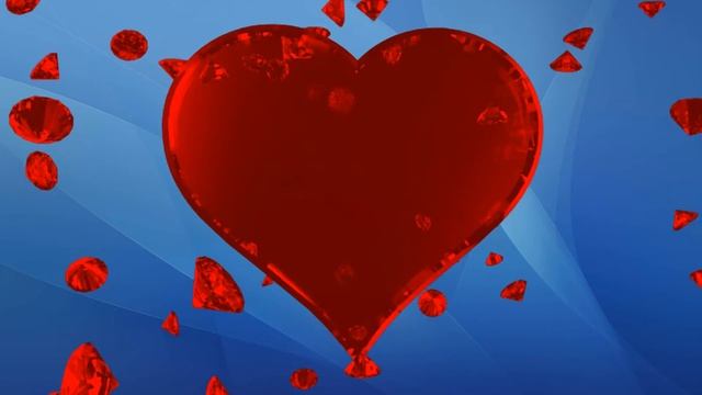 Футаж Вращающееся сердце HD смотреть онлайн