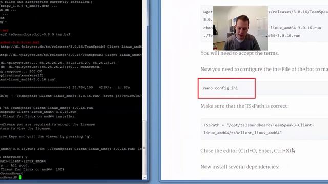 Teamspeak Musikbot kostenlos auf Linux Server installieren смотреть онлайн