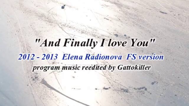 Elena Radionova Program [2012-2013 FS] смотреть онлайн