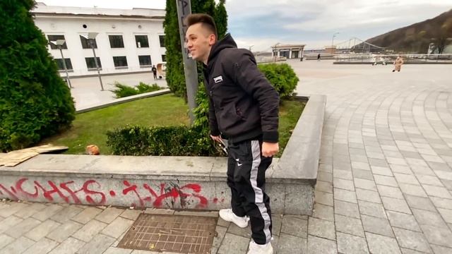 СКЕЙТБОРД С ЖЕЛЕЗНЫМИ КОЛЕСАМИ! смотреть онлайн