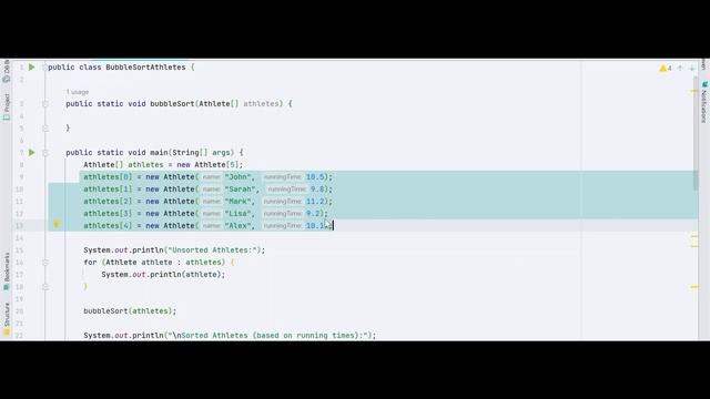 Algorithm | Bubble Sort | Implemented using JAVA | Misbah Rahman смотреть онлайн