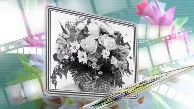 Дарю цветы для вас любимые друзья.... смотреть онлайн