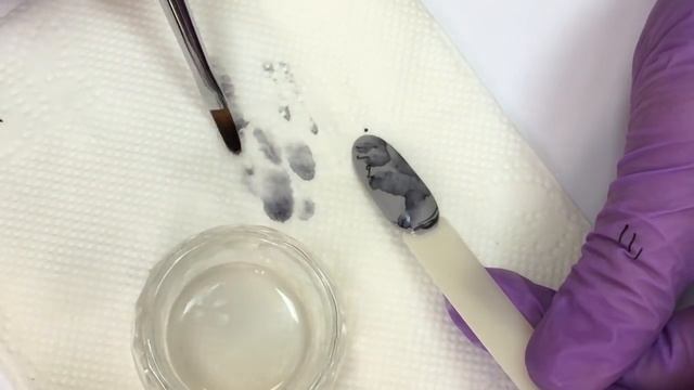 Дизайн ногтей: Мраморный дизайн графической ручкой GELLAKTIK смотреть онлайн