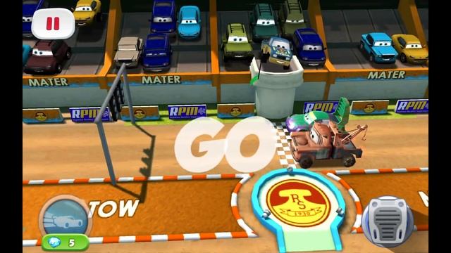 Cars: Fast as Lightning | iOS / Android | Walkthrough / Lets Play #004 - All Mater Races смотреть онлайн