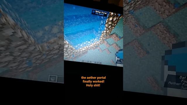 Minecraft:How To Make The Aether Portal (1.19 Remaster) (READ DESC)